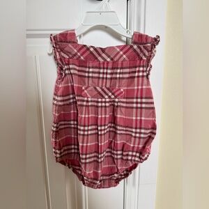 used burberry Check Cotton BodysuitPrice 18M